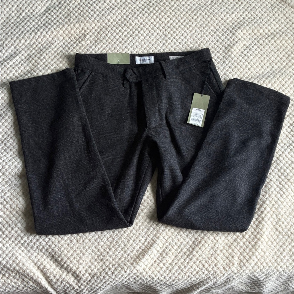 Goodfellow &Co Men's Slim Zodiac Nights trouser pants Size 30x 30 Brand New SWT